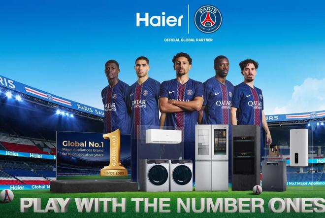 官方：海尔成为利物浦以及巴黎圣日耳曼全球合作伙伴